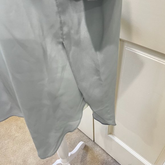 Collective concepts grey short sleeved blouse, size L - Picture 3 of 8